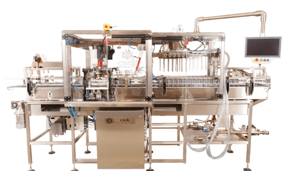 Cask ACS FleX2 100 can-per-minute automated canning system for filling and seaming beverages