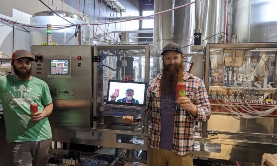 Cask Canning Virtual Installation with Dead Frog Brewery Canada