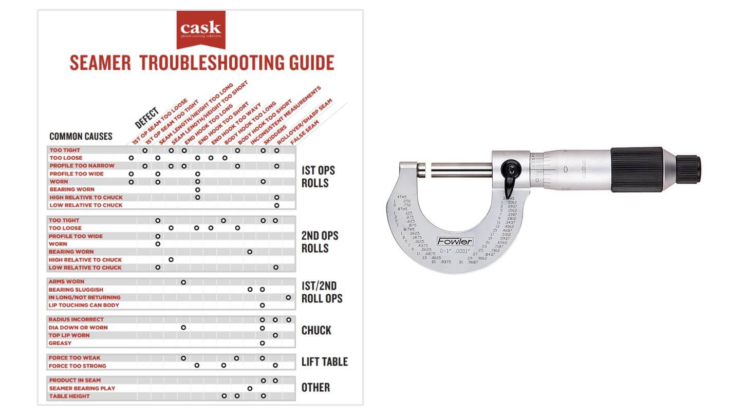 Seamer Troubleshooting Guide